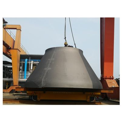 Op maat gemaakte koolstofstaal tank bodem kegel kop afgerolde uiteinden voor concurrerende en ondersteuning