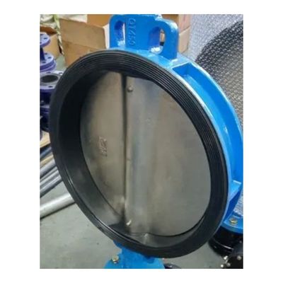 Diafragma-structuur DN1200 Worm Gear Cast Iron Flange Butterfly Valve voor industriële