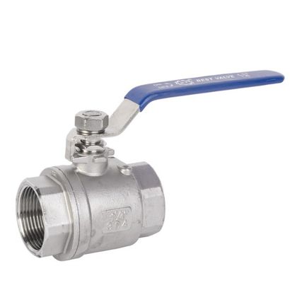Hydraulisch roestvrij staal 1pc 2pc 3pc kogelklep met BSP draad en ISO vergrendeling