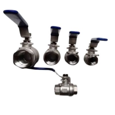 Koolstof-roestvrij staal 2PC zwevend/trunnionbalklep Pn16 voor gas, water en olie industrieel