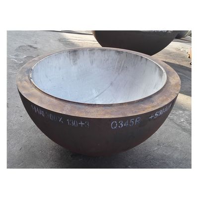 ASME-standaard 30 inch lasverbinding halfrondtankkop voor stalen pijpleiding