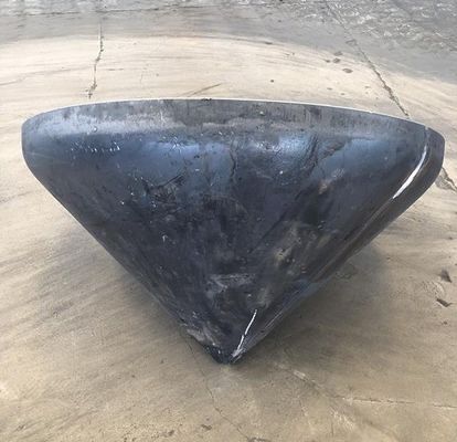 Op maat gemaakte koolstofstaal tank bodem kegel kop afgerolde uiteinden voor concurrerende en ondersteuning
