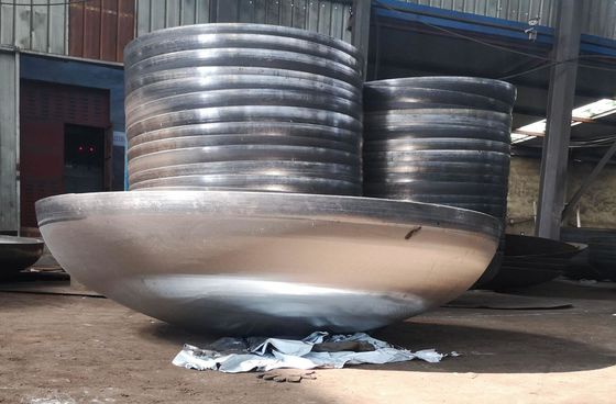 SS304 316 Torispheircal Dish Bottom End voor tanks Op maat gemaakte elliptische schotelkoppen