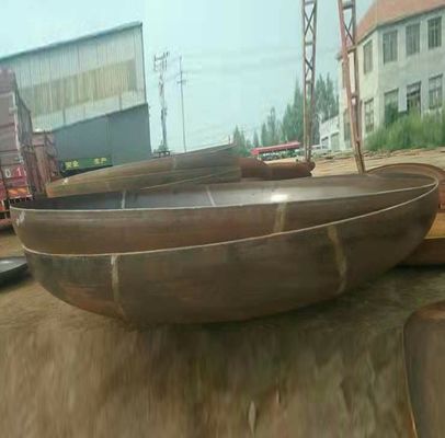 1400mm Diameter Edelstaal Halfrond Ellipsoïdale Dish Head Pressing Op maat