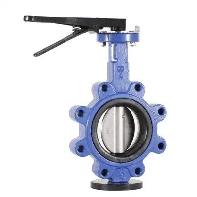 API609 EPDM bekleed PTFE gietijzer Lug Type Wafer Butterfly Valve voor op maat gemaakte behoeften