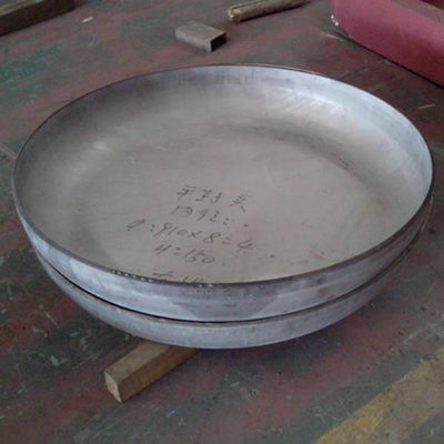 Gepersonaliseerd legeringsstaal groot Asme Flanged And Dished Flat Head met aangepaste ondersteuning