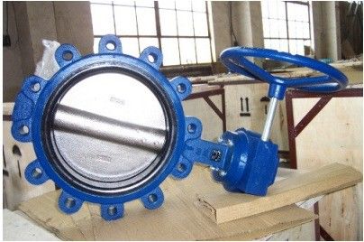 Op maat gemaakte JIS 10k/5k PN10/16 Aluminium Brons Roestvrij staal Body EPDM NBR PTFE Seat Lug Type Butterfly
