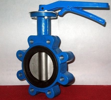 Watermedium PN10 PN16 Rubber Seal Lug Type Butterfly Valve Lt Type Worm Geactiveerd