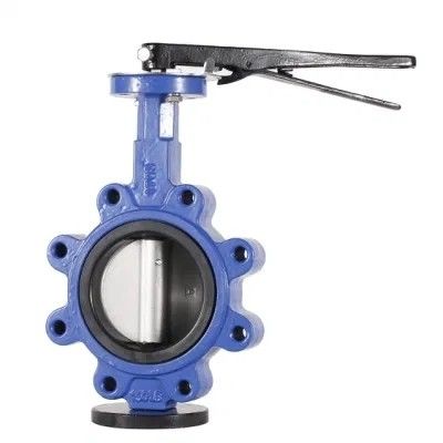 Watermedium PN10 PN16 Rubber Seal Lug Type Butterfly Valve Lt Type Worm Geactiveerd