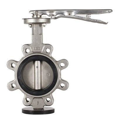 Afhankelijk van de specificaties PN10/PN16 Ductiel ijzeren lug type Lt Butterfly Valve