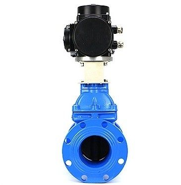 DN150 PN16 WCB NKZ961H Elektrische flense vacuümpoortklep voor aangepaste eisen