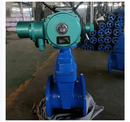 DN150 PN16 WCB NKZ961H Elektrische flense vacuümpoortklep voor aangepaste eisen