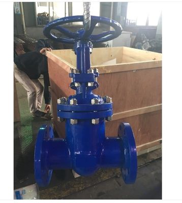 Medium Temperature 8 Inch Carbon Steel Gate Valve ANSI API 150Lb 300lb Manuele Flange