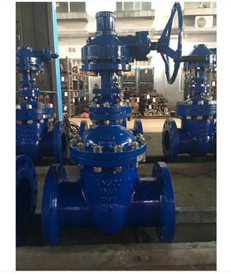 Medium Temperature 8 Inch Carbon Steel Gate Valve ANSI API 150Lb 300lb Manuele Flange