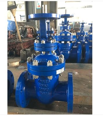 Medium Temperature 8 Inch Carbon Steel Gate Valve ANSI API 150Lb 300lb Manuele Flange