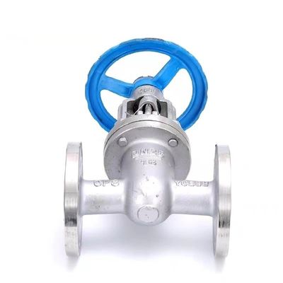 3 inch CF8 roestvrij staal worm gear handmatige flens poortklep met ANSI 150LB rating