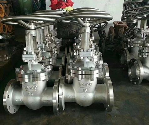 API 600 150LB CF8M Vlekkeloze poortklep van roestvrij staal voor watermedia Y-type structuur