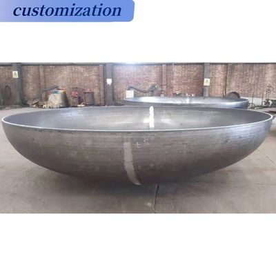 Gelijke kop Code Cirkel 1000 mm Geschiet Astm A403 Staal 316L ASME Elliptische schotelkop