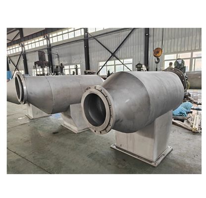 Horizontaal ontworpen gas-vloeistofseparator Stoomwaterseparator voor scheidingsaanleg