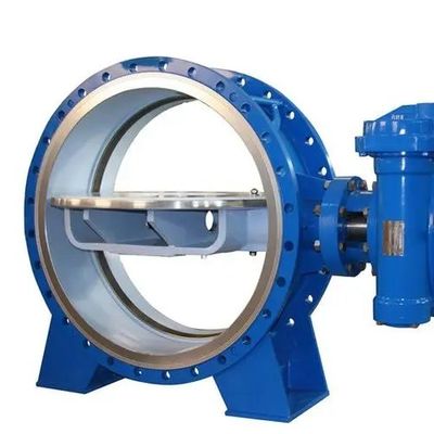 DN150 DN1800 Vlinder voor vlinders PN16 Dubbele flens Dubbele excentrische zachte verzegelde BS5163