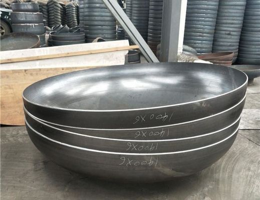 Ondersteuning van maatwerk 304/316 roestvrij staal grote diameter koppen voor diesel tank eindjes