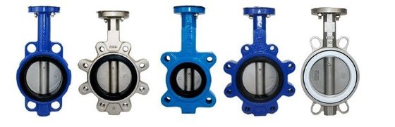 Op maat gemaakte service standaard Uitstekende water media pneumatische actuator vlinder klep