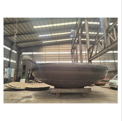 Q235 Q345 Koolstofstaal schotelkop voor opslagtank Op maat gemaakte after-sales service ondersteuning