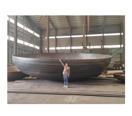 Q235 Q345 Koolstofstaal schotelkop voor opslagtank Op maat gemaakte after-sales service ondersteuning