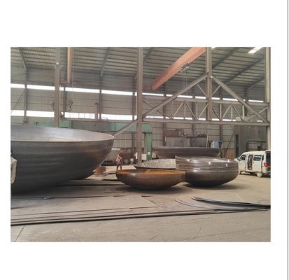 ASME-standaarddrukvatkoppen 3000 mm diameter warmvormende elliptische schotelkop