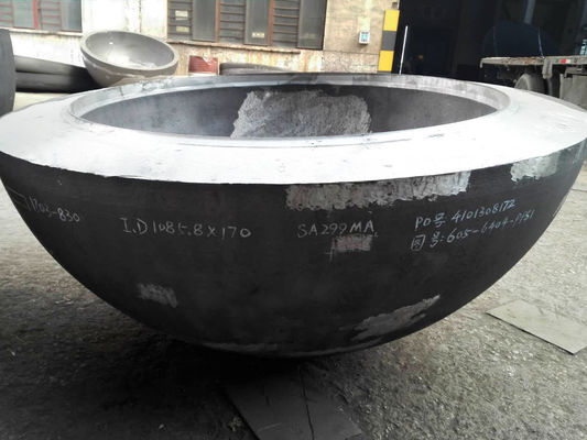 Hoofd met een grote diameter voor het drukvat van koolstofstaal