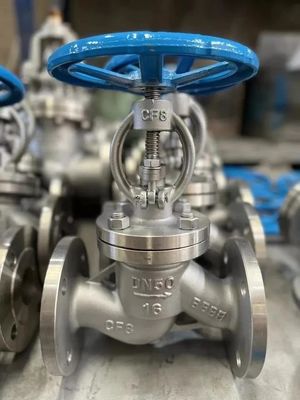 Uitstekende industriële uitlaatklep van roestvrij staal met op maat gemaakte ondersteuning van OBM