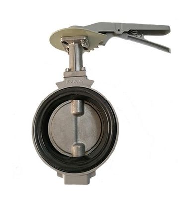 Portgrootte volgens de eisen van de klant Zeewater vlinderklep DN100 DN500 2" 4