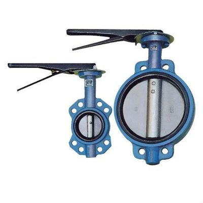 Verkoop CF8 Di Ci EPDM PTFE sterk zuur ductiel ijzer hefboom bediend wafer vlinder klep