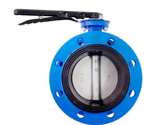 Metalen vlinderklep met dubbele flens met gemiddelde temperatuur
