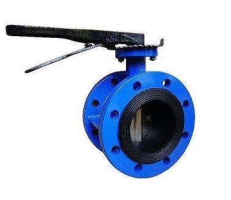 Metalen vlinderklep met dubbele flens met gemiddelde temperatuur