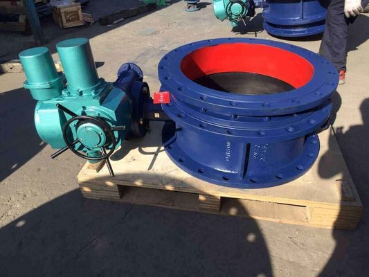 Metalen vlinderklep met dubbele flens met gemiddelde temperatuur