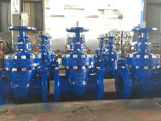 DIN F6 standaard 4 inch Industry Knife Gate Valve met roestvrijstalen wielgreep