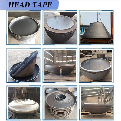 OEM Custom Support Circle Head Code Aluminium Halfrond voor ASME Ellipsoïdaal hoofd