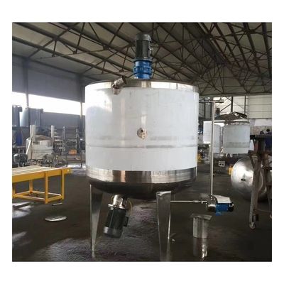 Horizontale cryogene chemische vloeibare staalmachine roestvrij mengtank
