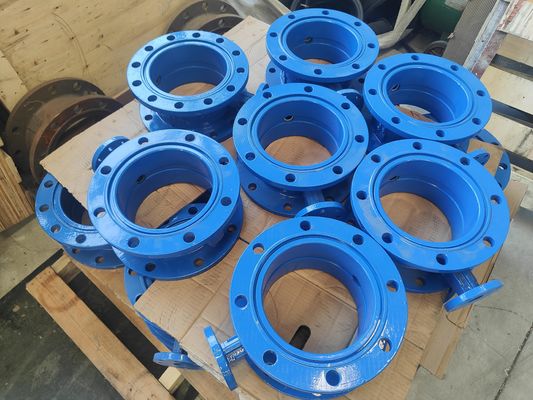 Elektrische actuatorbesturing Dn300 vlinderklep voor gascontrole in industriële media