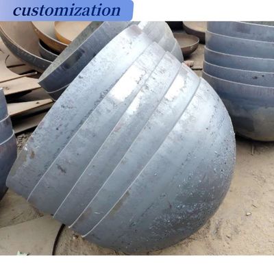Op maat gemaakte ondersteuning ASME Standard Sferische bodem beklede materiaal tank met schotel uiteinden