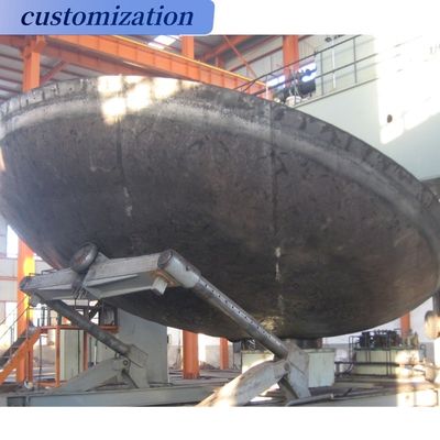 Op maat gemaakte ondersteuning ASME Standard Sferische bodem beklede materiaal tank met schotel uiteinden