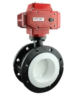 Gasmedia vlinderkleppen rubberen stoel dubbelgeflankeerde 24V/DC elektrische draaibare actuator