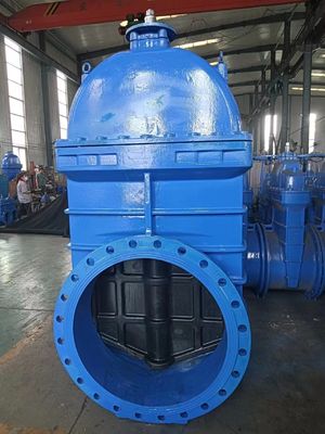 Y-type Industrial Rising Stem Steel Motor Gear Beheerd Wedge Roestvrij staal hekklep