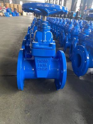 Y-type Industrial Rising Stem Steel Motor Gear Beheerd Wedge Roestvrij staal hekklep