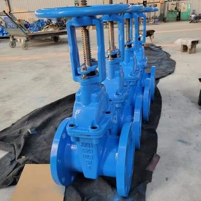 Software Reengineering Non-Rising Ductile Iron Wedge Gate Valve met Rubber Seal Disc