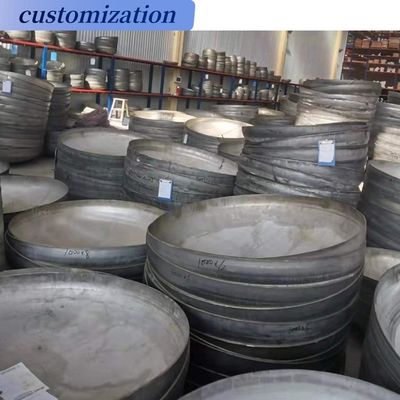 Industrie Giet 24 inch Grote roestvrij staal buis Eind Elliptische Dished Tank hoofd
