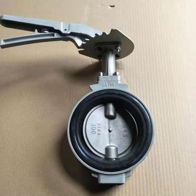 Aanpassing JIS 5K 10K EPDM Rubber Seat Aluminium Alloy Handle Kitz Butterfly Valve