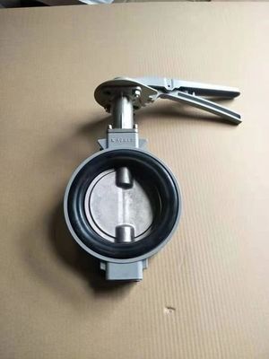 Double Shaft/Stem Disc Manual/Motorized Aluminium Alloy Butterfly Valve Op maat gemaakte service