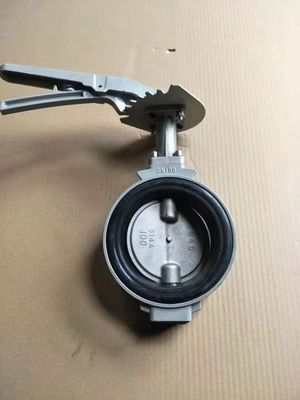 Double Shaft/Stem Disc Manual/Motorized Aluminium Alloy Butterfly Valve Op maat gemaakte service